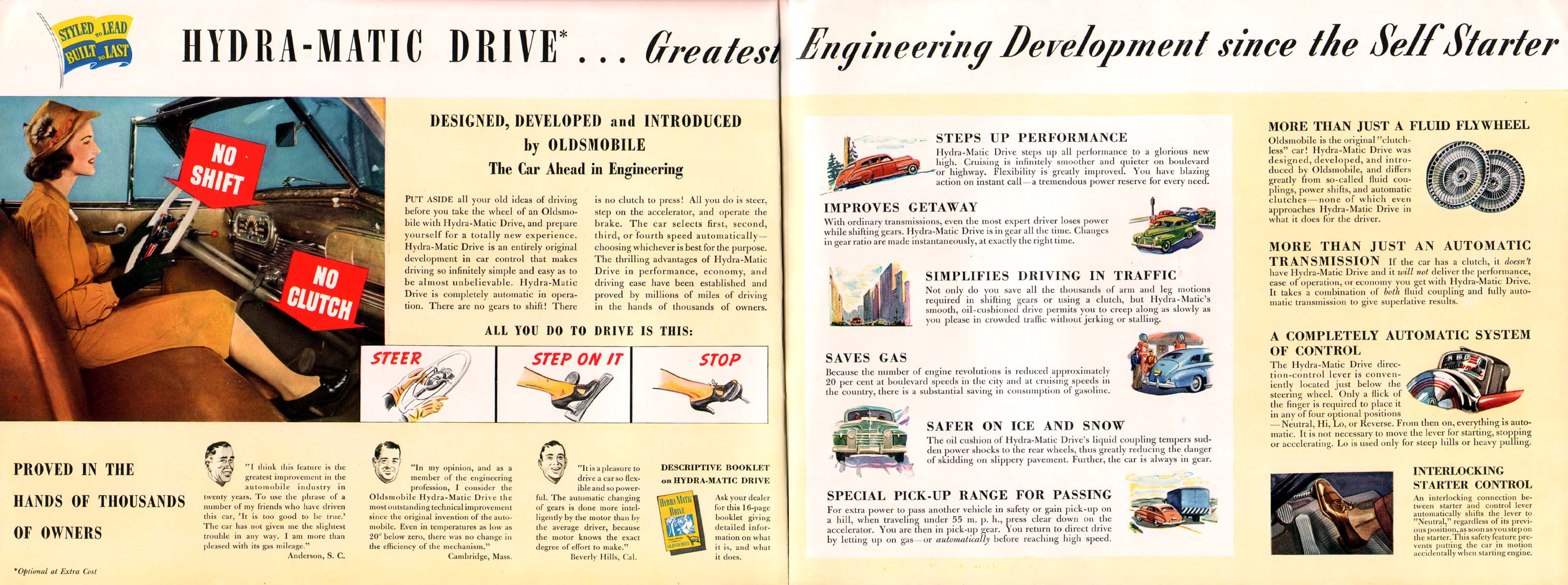 1941 Oldsmobile Prestige Brochure Page 13